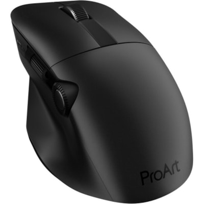 Asus Pro MD300 Mouse - Optical - Wireless - Bluetooth/Radio Frequency - 2.40 GHz - Star Black - USB - 4200 dpi - Scroll Wheel - 6 Programmable Button(s) SS BT SIDE SCROLL WHEEL 