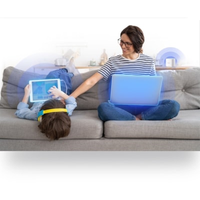 D-Link EAGLE PRO AI M15 Wi-Fi 6 IEEE 802.11ax Ethernet Wireless Router - Dual Band - 2.40 GHz ISM Band - 5 GHz UNII Band - 4 x Antenna(4 x Internal) - 192 MB/s Wireless Speed - 1 x Network Port - 1 x Broadband Port - Gigabit Ethernet - Desktop  (3PK) 