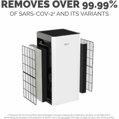 Fellowes AeraMax SV Air Purifier - True HEPA - 1500 Sq. ft. (139354560 mm²) - White  