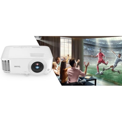 BenQ TH575 3D DLP Projector - 16:9 - Ceiling Mountable - White - Front, Ceiling - 1080p - 6000 Hour Normal Mode - 10000 Hour Economy Mode - 15,000:1 - 3800 lm - HDMI - USB - Gaming, Home Cinema, Room, Entertainment  PROJ 