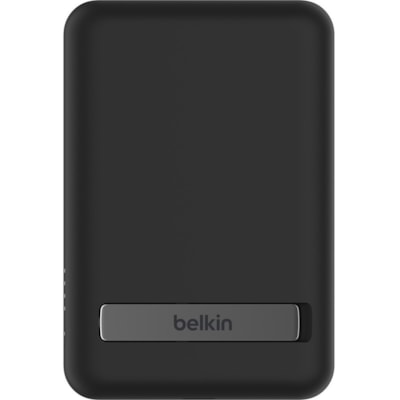 Belkin BoostCharge Magnetic Wireless Power Bank 5K + Stand - For iPhone 13 Pro, iPhone 12 - 5000 mAh - Black  