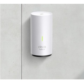 TP-Link Deco X50-Outdoor Wi-Fi 6 IEEE 802.11ax Ethernet Wireless Router - Dual Band - 2.40 GHz ISM Band - 5 GHz UNII Band - 375 MB/s Wireless Speed - 2 x Broadband Port - Gigabit Ethernet - Pole-mountable, Wall Mountable, Tabletop MESH WI-FI 6 UNIT SPEC INTERNA L ANTENNAS  2 GIGABI