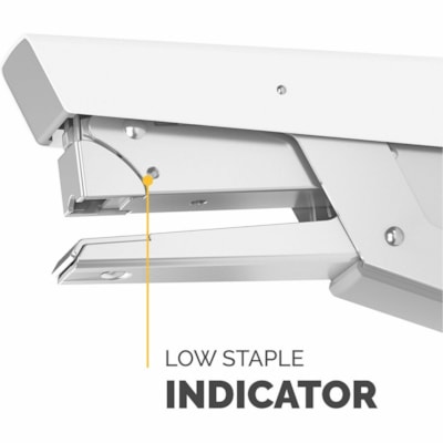 Fellowes LX890 Handheld Plier Stapler - Staples Upto 40 Sheet - Staple Size: 1/4" (6.35 mm), 5/16" (7.94 mm) - White - Metal - 1 Each LX890  40 SHEET 