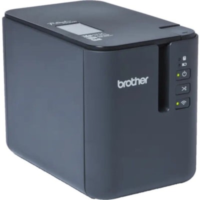 Brother PT-P900Wc Desktop Thermal Transfer Printer - Monochrome - Label Print - USB - Serial - Wireless LAN - With Cutter - 1.26" Print Width - 2.36 in/s (60 mm/s) Mono - 360 dpi - 1.42" (36 mm) Label Width x 39.37" (1000 mm) Label Length - ESC/P, Raster Emulation - Automatic Cutting - For PC, Mac 360 DPI PRINT RESOLUTION TZE LABEL TAPES UP TO 36 MM