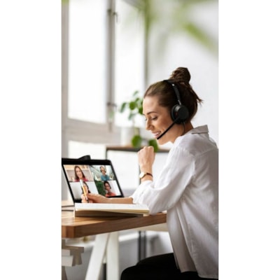 Jabra Evolve2 50 Headset - Stereo - USB Type A - Wired - 20 Hz to 20 kHz - On-ear - Binaural - Supra-aural - 5.6 ft (1.70 m) Cable - MEMS Technology, Noise Cancelling Microphone - Noise Canceling  