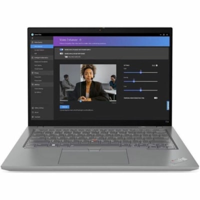 Lenovo ThinkPad T14 Gen 4 21HD0025US 14" Notebook - WUXGA - Intel Core i5 13th Gen i5-1335U - 16 GB - 256 GB SSD - English Keyboard - Storm Gray - Intel Chip - 1920 x 1200 - Windows 11 Pro - Intel Iris Xe Graphics - In-plane Switching (IPS) Technology - Front Camera/Webcam - IEEE 802.11ax Wireless L  