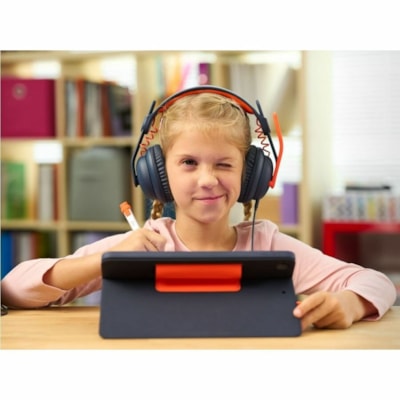 Logitech Zone Learn Headset - Stereo - USB Type A - Wired - On-ear - Binaural - Circumaural - 4.3 ft Cable - Noise Canceling  ACCS 