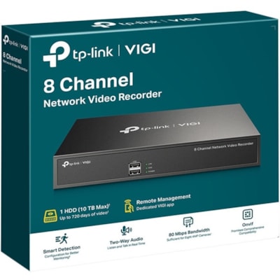 TP-Link VIGI 8 Channel Network Video Recorder - Network Video Recorder - HDMI  PERP 