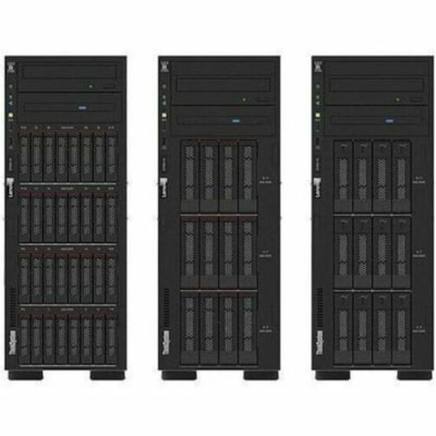 Lenovo ThinkSystem ST650 V3 7D7A1005NA 4U Tower Server - 1 Xeon Silver 4416+ 2 GHz - 32 GB RAM - Serial ATA, 12Gb/s SAS Controller - Intel C741 Chip - 2 Processor Support - 4 TB RAM Support - TruDDR5 - Up to 16 MB Graphic Card - 10 Gigabit Ethernet - 8 x SFF Bay(s) - Hot Swappable Bays - 1 x 750 W 16+ 32GB 