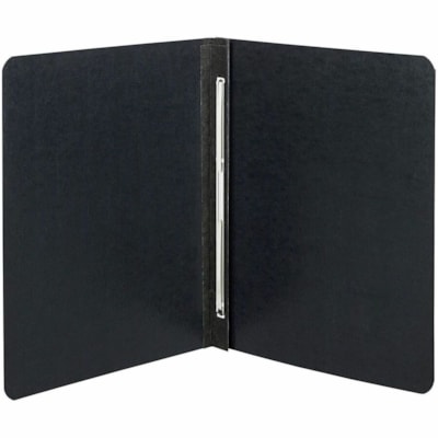 ACCO - Presstex format lettre Couverture de rapport avec Attache - 3 po (76,20 mm) Capacité du classeur - 8 1/2 po (215,90 mm) x 11 po (279,40 mm) - 1 x Attache Attache(s) - Tyvek, Presstex - Noir - 1 FORMAT LETTRE ATTACHE CENTREE 2 PATTES AXE 8 1/2 PO 50% M R