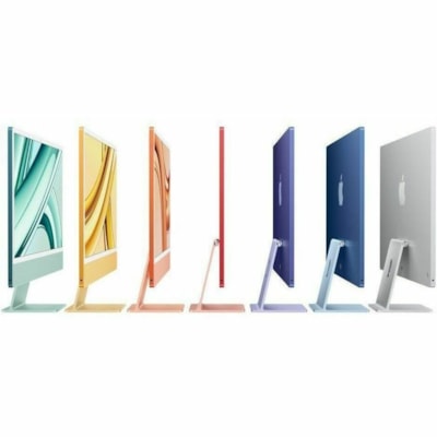 Apple iMac MQRJ3C/A All-in-One Computer - Apple M3 - 8 GB - 256 GB SSD - 24" 4.5K - Desktop - Silver - Apple M3 Chip - 4480 x 2520 - macOS Sonoma - Canadian French Keyboard - IEEE 802.11ax - 143 W CGPU/8GB/256GB-CAN 