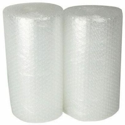 Grand & Toy Bubble Wrap Cushioning, Low Weight, 12" x 25'/Roll, 2 Rolls/PK - 25 ft (7620 mm) Length - Cushioned, Damage Resistant, Lightweight, Flexible - Polyethylene - Clear - 2 / Pack 2 ROLLS 