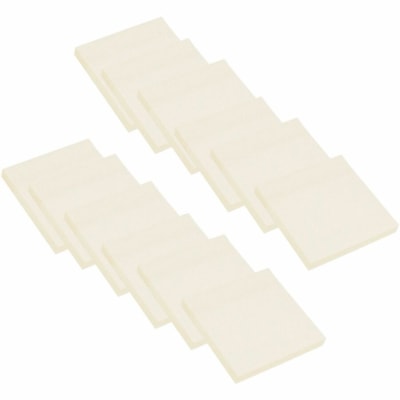 Grand & Toy Recycled Self-Stick Notes, Yellow, 3" x 3" , Pad of 100 Sheets, Pack of 12 - 3" (76.20 mm) Flag/Note Width x 3" (76.20 mm) Flag/Note Length - Square - 100 Sheets per Pad - Yellow - Paper - Recyclable, Self-stick, Residue-free, Repositionable - Recycled - 12 / Pack RPL 97995  30% POST CONSUMER WASTE