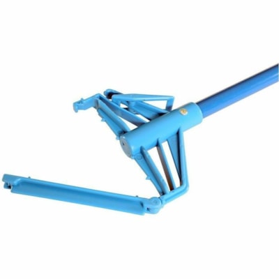 Globe Quick Release Metal Mop Handle - 60"L Metal Handle / Blue - 60" (1524 mm) Length - Blue - Metal - 1 QUICK RELEASE CAN. TIRE