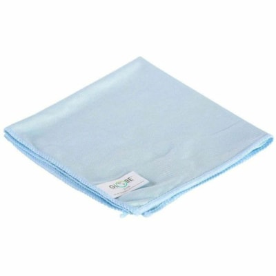 Globe Glass/Mirror Microfiber Cloth - 16 Inch X 16 Inch / Blue / 20 Packs of 10 - For Glass, Mirror, Surface, Window, Lens - Cloth - 16" (406.40 mm) Length x 16" (406.40 mm) Width - Streak-free, Launderable, Soft, Non-abrasive, Non-scratching - Blue - 10 / Pack WITHSTANDS HUNDREDS OF WASHES GREEN CLEANING