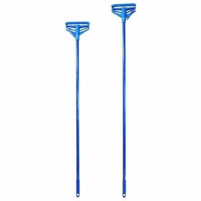 Globe Quick Release Fiberglass Mop Handle - 54"L Fiberglass Handle / Blue - 54" (1371.60 mm) Length - Blue - Fiberglass - 1 QUICK RELEASE  HEAVY DUTY 