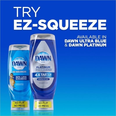 Dawn EZ-Squeeze Dishwashing Liquid - For Dish, Household - Liquid - 650 mL - Fresh Scent - No-mess - Blue - 1 Unit  