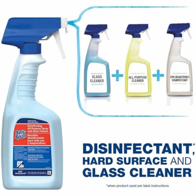 Spic and Span Glass Cleaner - For Glass - 32 fl oz (1 quart) - Blue - 1 / Pack 00639 