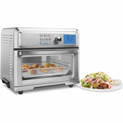 Grille-pain TOA-65C Cuisinart - 16.99 L Capacité - 1800 W - Pain, Friture à l'air, Cuisson, Grillade, Rôtir, Toast, Bagel, Réchauffer, Maintenir au chaud, Cuisson, ... - Acier inoxydable, Argenté 1800 WATTS OF POWER 