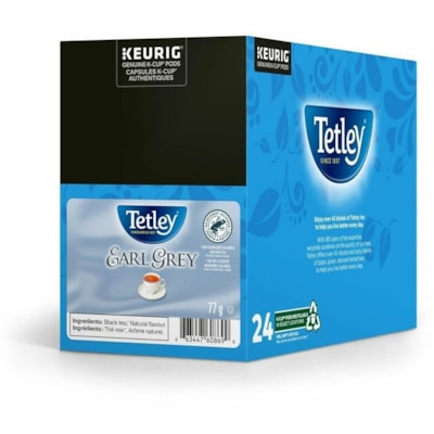 Tetley® - Thé 5000379053 Normal K-Cup - Compatible avec Cafetière Keurig K-Cup - Normal - Kasher - 24 / boîte  
