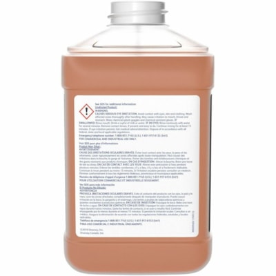 Diversey Stride Fragrance Free Neutral Cleaner - For Multipurpose, Multi Surface - Liquid - 2.50 L - Fragrance-free, Low Foaming, Odorless - Orange - 2 / Pack  