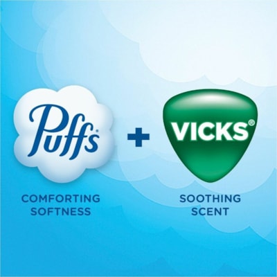 Puffs Plus Lotion with the Scent of Vicks - 2 PlyBox - 124/Box - 24 Box WITH SCENT OF VICKS 