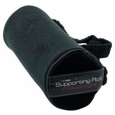 ObusForme Supporting Roll with Massage - Strap Mount - Polyurethane Foam BLACK 