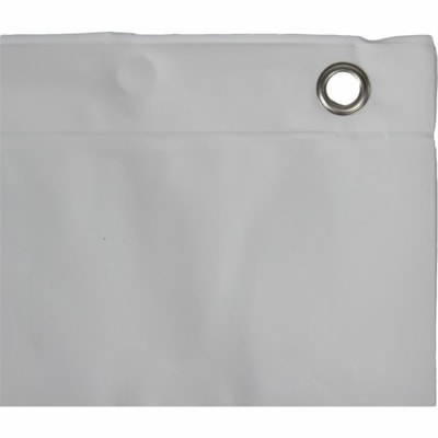 Frost Rideau de douche 48"x78" - 48 po (1219,20 mm) x 78,75 po (2000,25 mm) - Polyethylene Vinyl Acetate (PEVA) Rideau - Blanc cassé - Anti-moisissure ÉPAISSEUR CALIBRE 8  PVC 48 X 78 PO