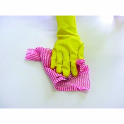 RONCO - Gants de travail Light-Fit 1533207 - épaisseur de gant 16 mil (0,41 mm) x longueur de gant 12 po (304,80 mm) - Mouillé Protection - Petit Taille - Pour Main droite / gauche - Latex - Jaune - Réutilisable, Usage occasionnel, Résistant aux produits chimiques, Absorb 12 PR 