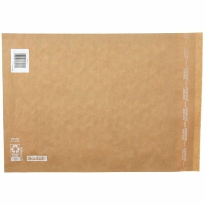 Scotch - Enveloppe postale CR-5-1-20 - Rembourré /matelassé - #5 - largeur de 10 1/2 po (266,70 mm) x longueur de 14 3/4 po (374,65 mm) - Brun - Papier - 20 / Carton 266 MM X 374 MM  FORMAT 5 CR-5-1-20   RéCUPéRABLE