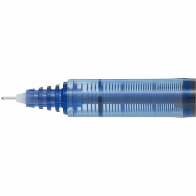 Pilot - Stylo à bille roulante Hi-Tecpoint - 0,5 mm (0,02 po) Aiguille Pointe de stylo - Ink Bleu - Liquide - Acier inoxydable Pointe TRAIT DE 0 5MM  ENCRE LIQUIDE NON-RECHARGEABLE  PILOT V5