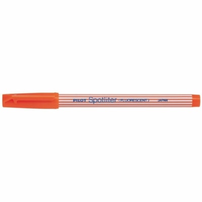 Spotliter Highlighter - Chisel Marker Point - Orange Ink FINE WEDGE-SHAPED POINT FLUORESCENT