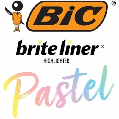 BIC Brite Liner Highlighter - Chisel Marker Point - Fluorescent Yellow Ink - Water Based - Fluorescent Yellow Barrel - 1 Each YELLOW  CHISEL POINT 