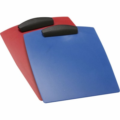 Storex Clipboard - 8 1/2" (215.90 mm) x 11" (279.40 mm) Sheet Size - Poly - Blue - 1 / Unit LETTER 