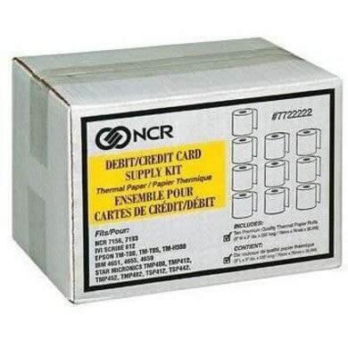 Mcdermid Paper Converters Printable Paper - 3" (76.20 mm) x 220 ft (67.06 m) - 55 g/m² Grammage - BPA Free - White - 10 / Box DEBIT APPLICATION 3"WX3"DIAM. FOR USE ON IVI SCRIBE 612 MACH