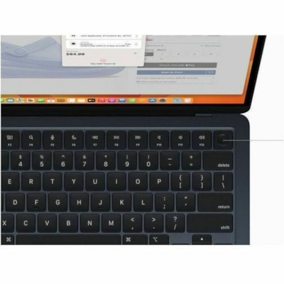 Apple MacBook Air MRYV3LL/A 15.3" Notebook - Apple M3 - 8 GB - 512 GB SSD - English (US) Keyboard - Midnight - Apple M3 Chip - 2880 x 1864 - macOS Sonoma - Apple - True Tone Technology, In-plane Switching (IPS) Technology, Liquid Retina Display - Front Camera/Webcam - 18 Hours Battery Run Time - IEE le M3 chip with 8-core CPU and  10-core GPU  8GB  5