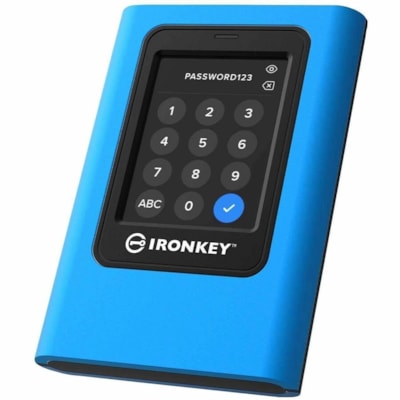 IronKey Vault Privacy 80 7.50 TB Portable Solid State Drive - External  - USB 3.2 (Gen 1) Type C - 256-bit AES-XTS Encryption Standard  