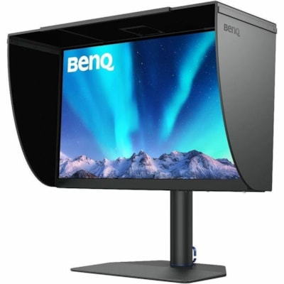 BenQ Photographer SW242Q 24" Class WQXGA LED Monitor - 16:10 - 24.1" Viewable - In-plane Switching (IPS) Technology - LED Backlight - 2560 x 1600 - 1.07 Billion Colors - 400 cd/m² - 5 ms - HDMI - DisplayPort - USB Hub, KVM Switch  MNTR 