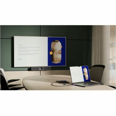 Logitech MeetUp 2 Video Conferencing Camera - USB 3.1 Type C - 1 / Each - 4K - 3840 x 2160 Video - 120° Angle - 4x Digital Zoom - Microphone - Wireless LAN - Network (RJ-45) - For Notebook, Monitor, Desktop PC - Windows 10 or Higher, macOS - Yes - Built-in Speaker, Microphone  