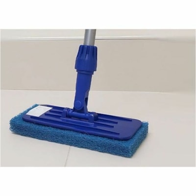 Globe Doodlebug Holder - For Mop - Blue6" (152.40 mm) Height x 4" (101.60 mm) Width x 9" (228.60 mm) Length - 1 / Unit DURABLE AND LIGHTWEIGHT REACHES VERT. & HORI. SURFACES