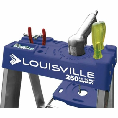 Echelle Louisville - 113.40 kg Capacité de Charge - Type I - Bleu, Argenté CSA CLASSE 1  250 LB 