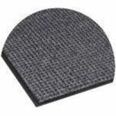 Mat Tech Oxford Elite Wiper/Scraper Entrance Mat, Grey/Black, 6' x 10' - Entrance, Floor, Indoor, Hotel, Museum, Lobby - 10 ft (3048 mm) Length x 72" (1828.80 mm) Width x 0.430" (10.92 mm) Thickness - Rectangular - waffle surface - Polypropylene, Nylon, Vinyl, Olefin - Gray, Black - 1 / Unit REGULAR BORDERS THERMOGRIP BACKING