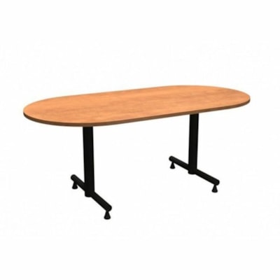 HDL Racetrack Table Top - 1" Table Top, 72" x 36" - Material: Wood - Finish: Autumn Maple AUTUMN MAPLE FINISH 71"W X 35.5"W X 30"H