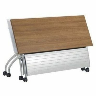 Global 2gether Designer White Training Table, 72"W x 24"D x 29"H - 29" (736.60 mm) Height x 72" (1828.80 mm) Width x 24" (609.60 mm) Depth - Commercial, Training - Assembly Required - Designer White - Particleboard WHITE 