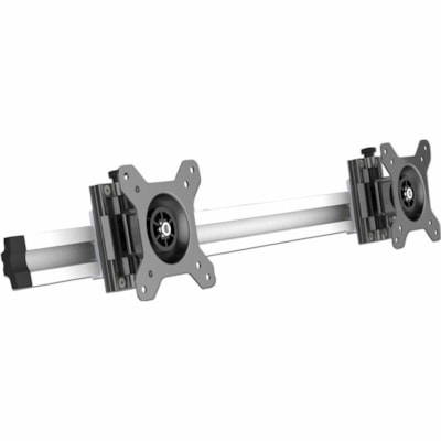 Rocelco EFD-2 Mounting Adapter for Monitor, Desk Mount - Black - Height Adjustable - 2 Display(s) Supported - 24" Screen Support - Steel, Aluminum - 1 Unit elco EFD 