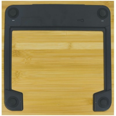 BIOS Living Bamboo Digital Scale - 397 lb (180076.17 g) / 396.83 lb (180000 g) Maximum Weight Capacity 396 LBS CAPACITY 2.9  X 1   / 7.4 X 3.8 CM