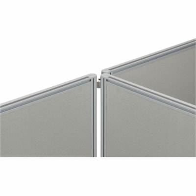 Offices To Go Panel Connecting Hinge Kit - 5" (127 mm) Width x 0.7" (17.78 mm) Depth x 3" (76.20 mm) Height - Silver - 1 Unit  