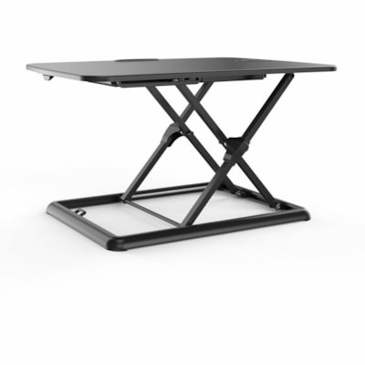 TygerClaw TYDS13027BLK Height Adjustable Standing Desk - Desk - Aluminum, Polyester - Black - For Workstation, Monitor, Notebook - Sit-stand, Locking Mechanism, Durable, Lightweight anding Desk 