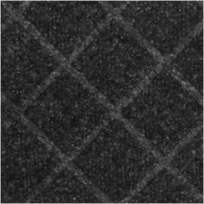 M+A CleanShield - Floor, Urinal - 17" (431.80 mm) Length x 17" (431.80 mm) Width x 0.120" (3.05 mm) Thickness - Diamond Pattern - Polyester - 6 / Case CHARCOAL 17.25" X 20.5" DISPOSABLE RESTROOM MAT