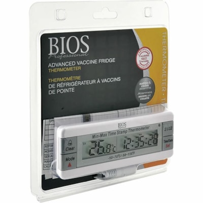 BIOS Professional - thermomètre numérique 120SC - 58 °F (-50 °C) à 158 °F (70 °C) - Alarme, Indicateur de batterie faible, Fonction mémoire - Pour Entrepôt frigorifique  